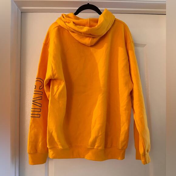 Civil regime yellow hoodie size medium - Picture 2 of 7